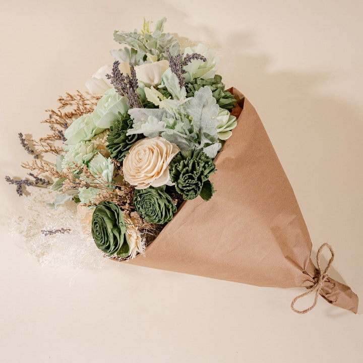 Sage Meadows Loose Flower Finished Bouquet